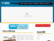 Tablet Screenshot of mhhcollege.org